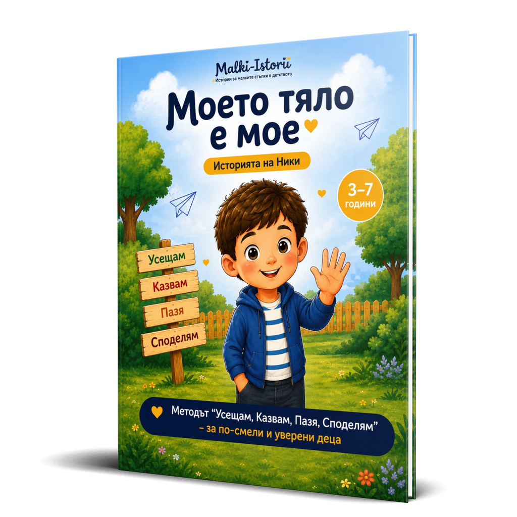 Моето тяло е мое – детска книжка за личните граници и безопасността + Бонуси